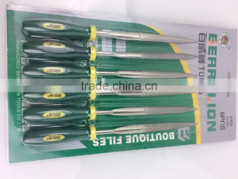 BERRYLION half round diamond file length 140mm with soft grip