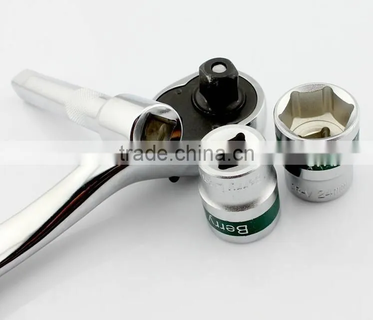 Best selling 12pcs 1/2" drive socket and ratchet handle set with high quality