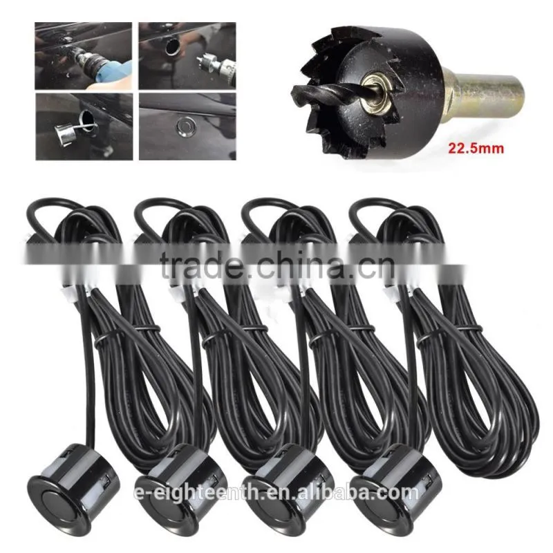 2016 4.3" LCD 4 Parking Sensors Camera Car Rearview Mirror Reverse Radar System