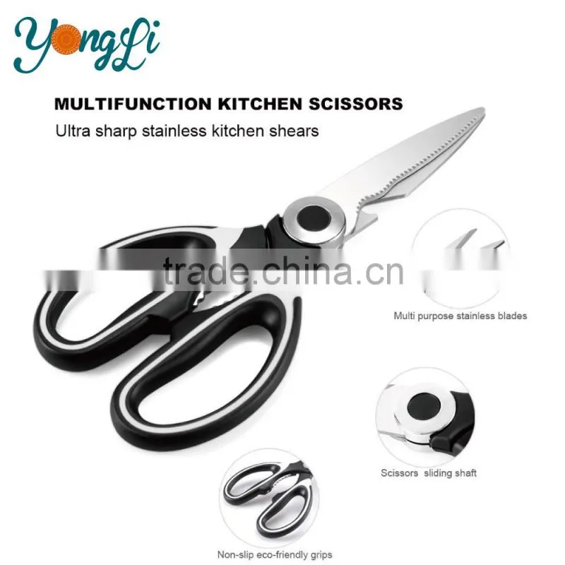 Premium Heavy Duty Cooking Shears and Multi Purpose Kitchen Scissors Shears