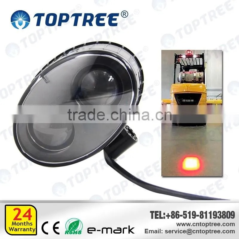 9~110V DC Forklift Blue LED Spot light Warehouse Safety Warning Lamp,forklift led warning light,6w forklift led blue