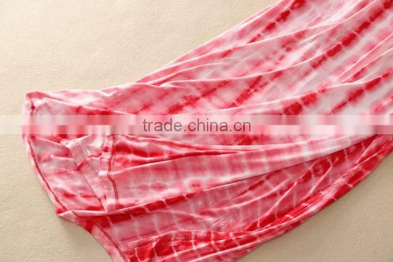 women Tie Dye Maxi rayon Skirt, summer skirt, casual skirt