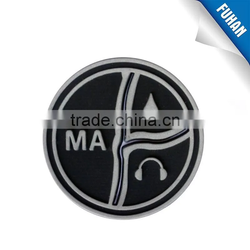 High quality hot selling 3d silicone soft rubber custom pvc patch