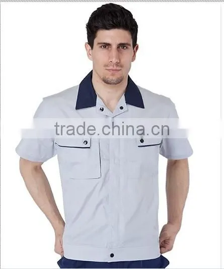 SUMMER SHORT SLEEVE maintenance uniforms OEM WHOLESALE MANUFACTURER
