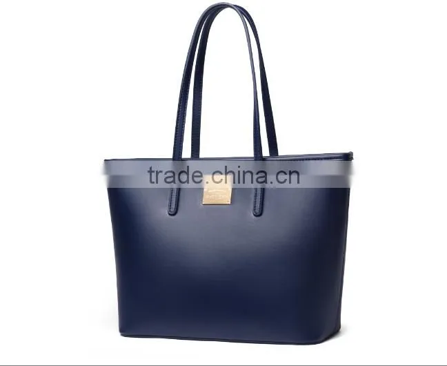 2016 trend women leather handbag lady bag factory