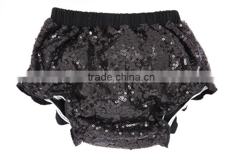 2017 Newborn fashion baby sequin bloomer baby sparkle underwear children diaper cover