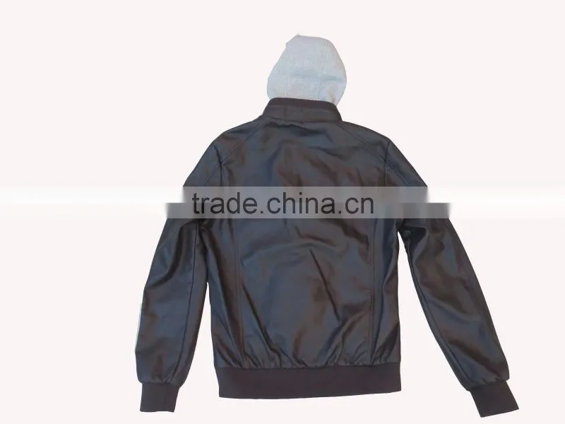 2016 Top fashion Italian jacket mens leather blazer
