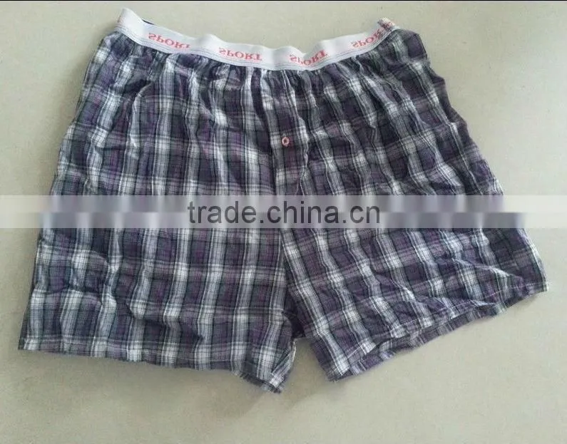 cotton woven men's beach shorts