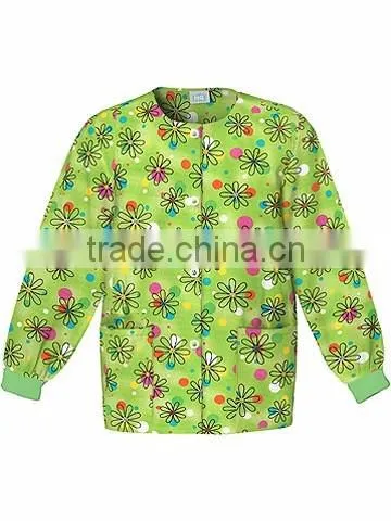 Wholesale Custom Printing Medical/Hospital Scrubs Jackets Top