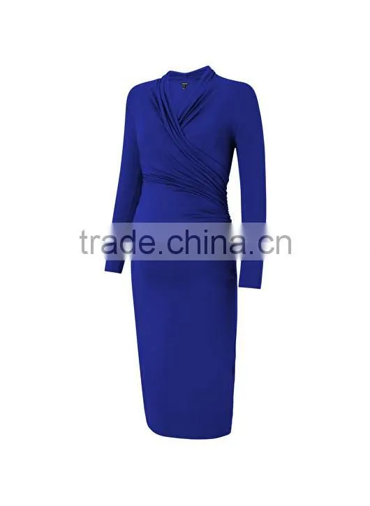 New design maternity pregnancy clothing prom dress 2017