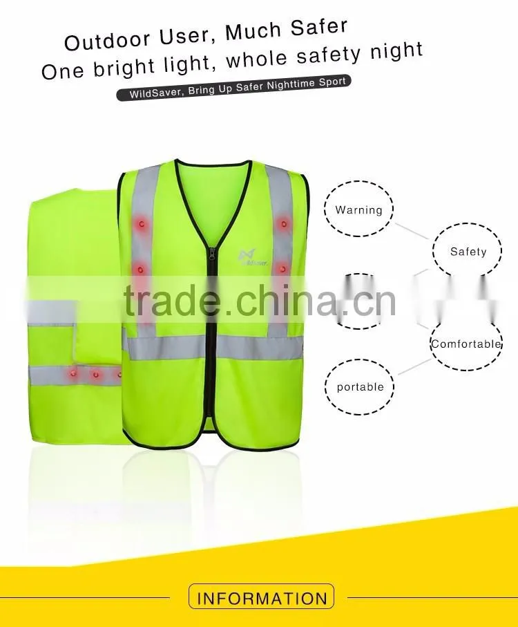 Breathable yellow workwear work tool vest for construction workers