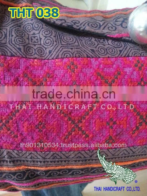 Thai Embroidered HMONG Hill Tribe Tote Hand Bag Shoulder Bag Cross Body Bag