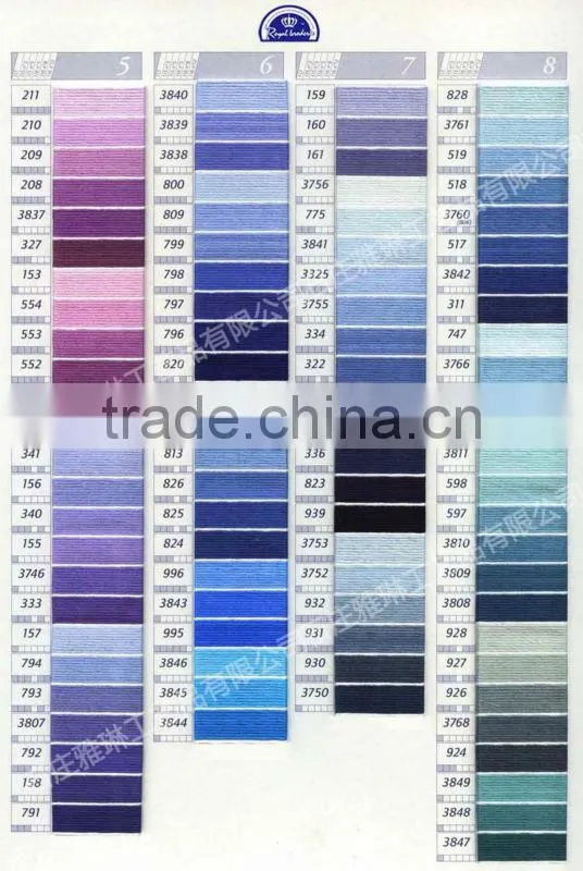 2016 bright colors similar dmc cross stitch floss free samples