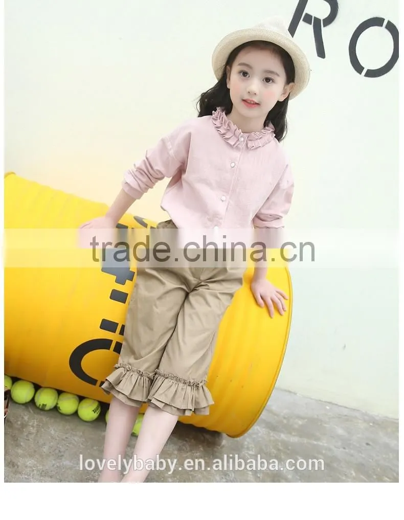 Pictures of girls cotton tops ruffle boutique clothing girls ruffle top 2017