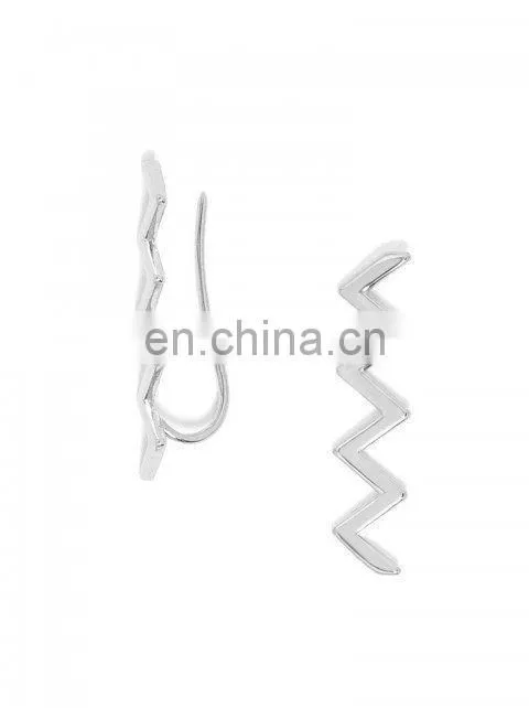DIAMOND DOUBLE TRIANGLE EAR JACKET