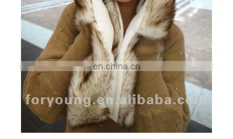 faux fur animal hood hat