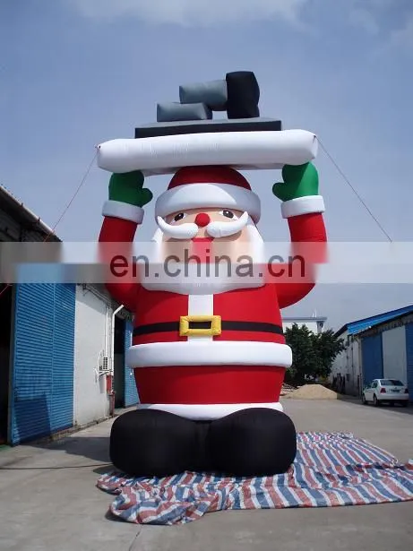 20ft christmas inflatable santa/inflatable santa claus