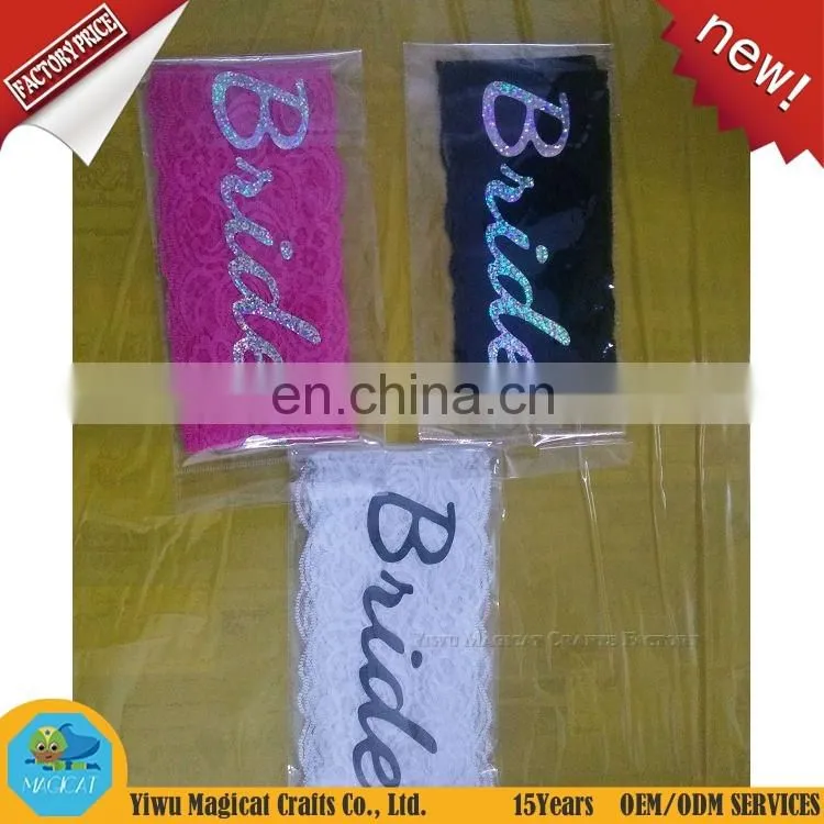 Hot Sale Wedding Satin Sash Customized Bride To Be Sash