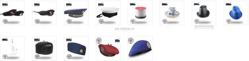 Chinese straw military bucket cap
