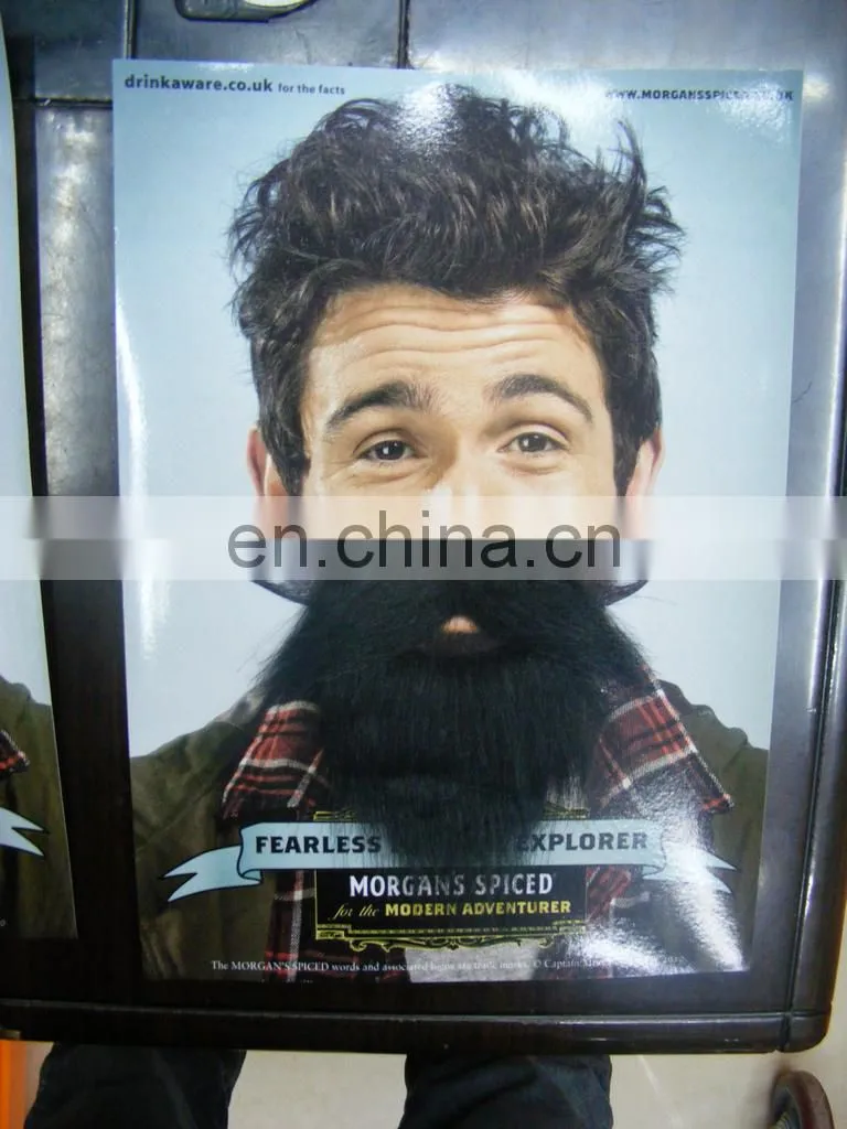 funny fake beard for sale party fake beard moustache MOU-0040