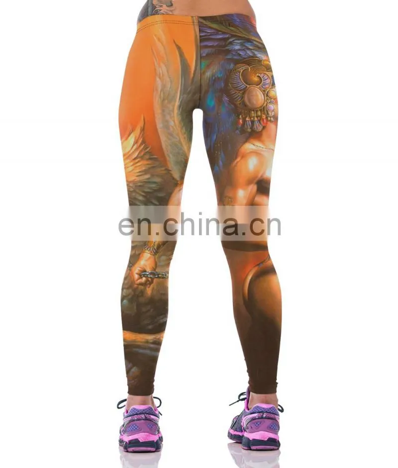 Lady workout pants sport fitness yoga leggings for women