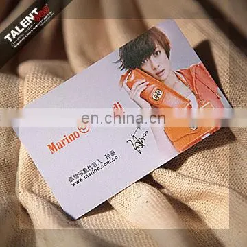 custom High quality colours printed plastic business card for promotion