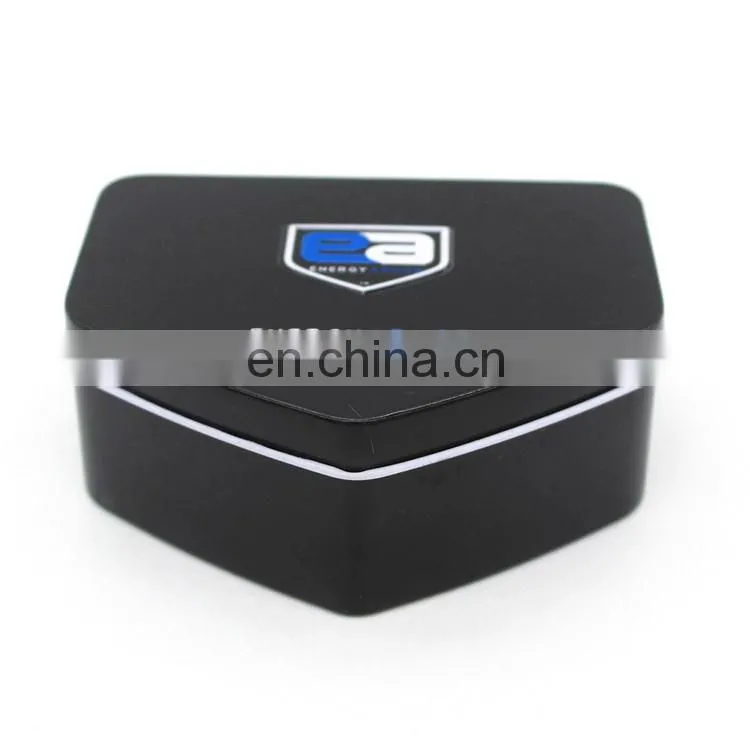 2015 small Christmas gift black tin box for sweets