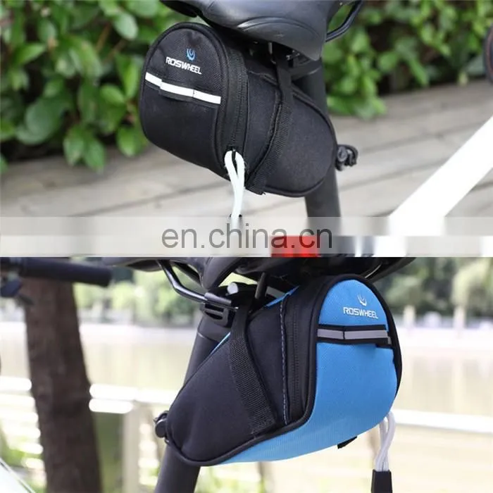 2016 New arrive Blue plastic Cycling Bicycle Bike Tail Pouch Seat Saddle Bag/bike seat bag
