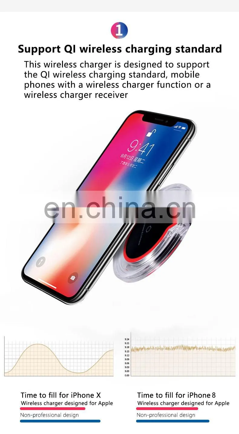 lamp with wireless charging new products 2020 for iphone 7/6/8 plus mobile phones for apple wireless charging