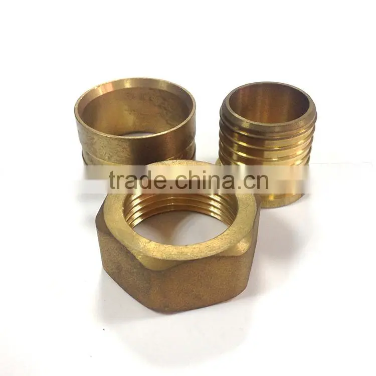 NSF UL approved brass pipe slid fitting metal female adapter straight union