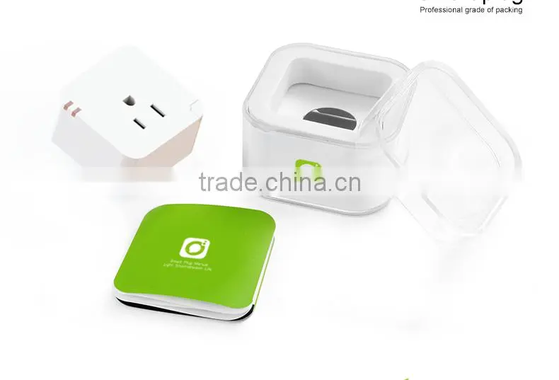 mini portable power bluetooth wifi wireless wall light American USA standard smart plug socket