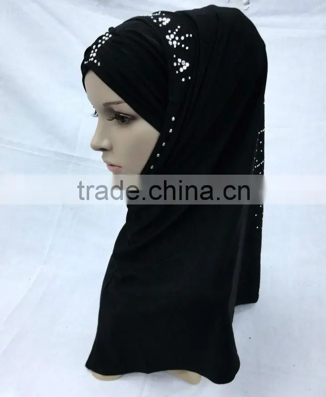 A455 Popular beaded al amira scarves HIJAB