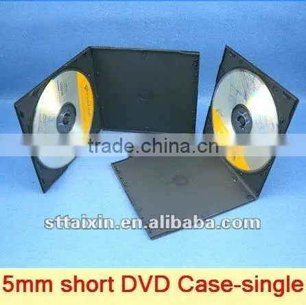 5.2mm black slim mini dvd duplicator case