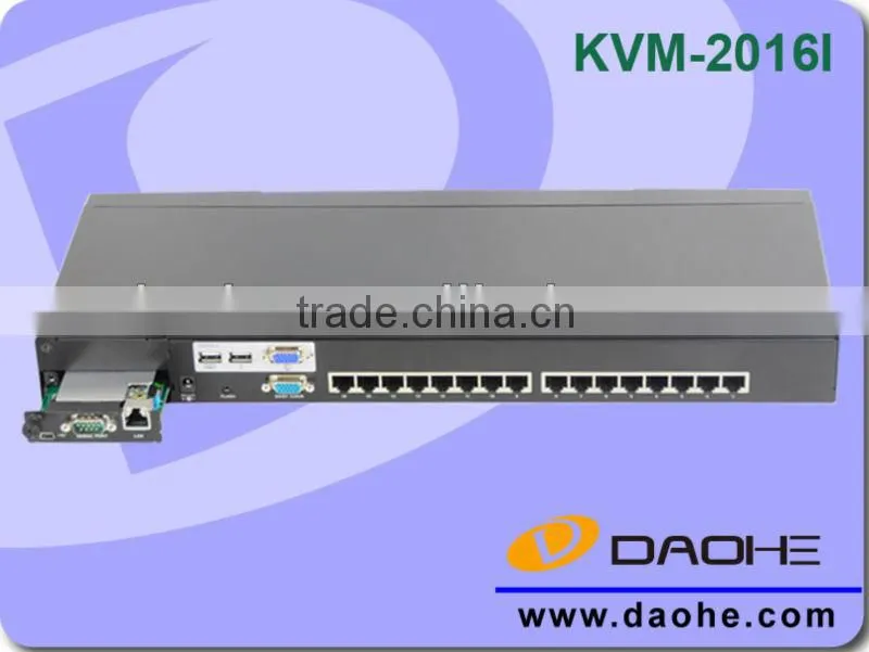 Cat5 KVM Switch with IP-based remote control 8 ports