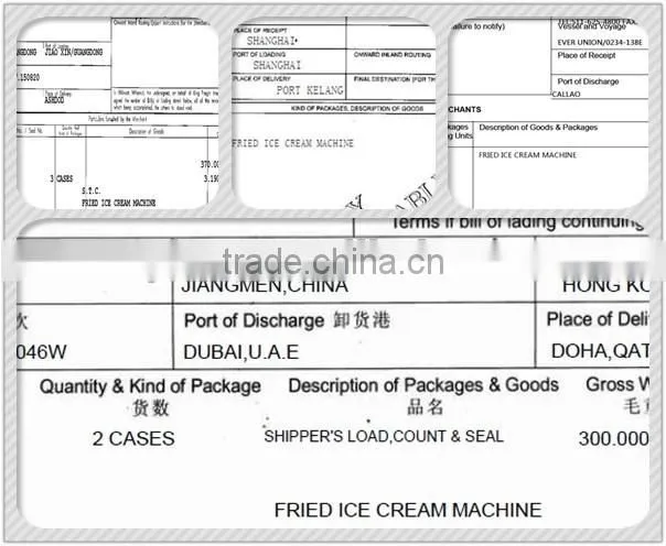 2016 hot sale thailand double flat round pan fried rolled ice cream machine for commercial