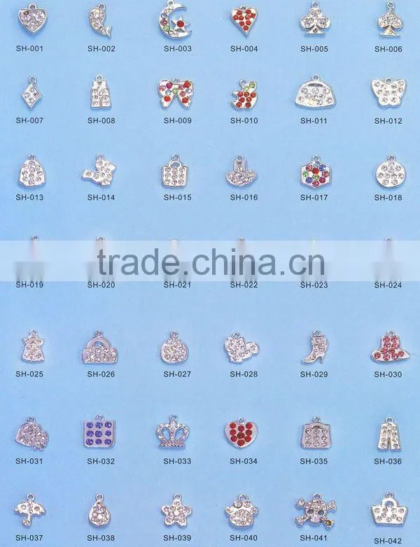 DIY rhinestone letter charm ( product catalog 11-15)