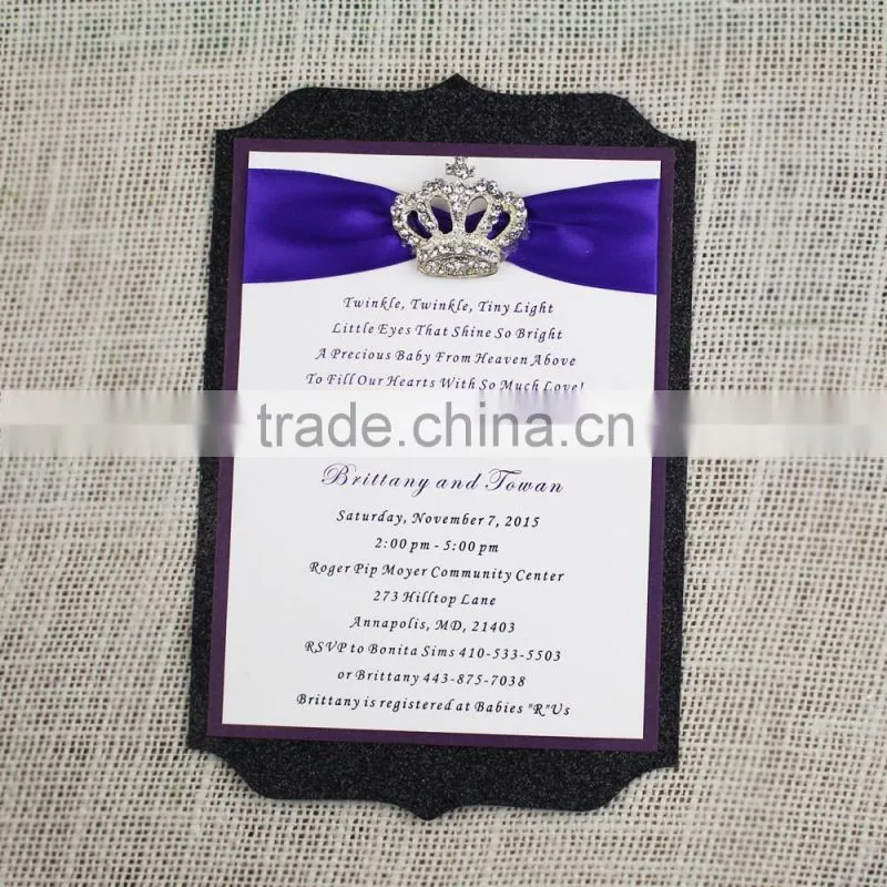 Purple Ribbon Paper Magic Group Christmas Cards Greeting Cards