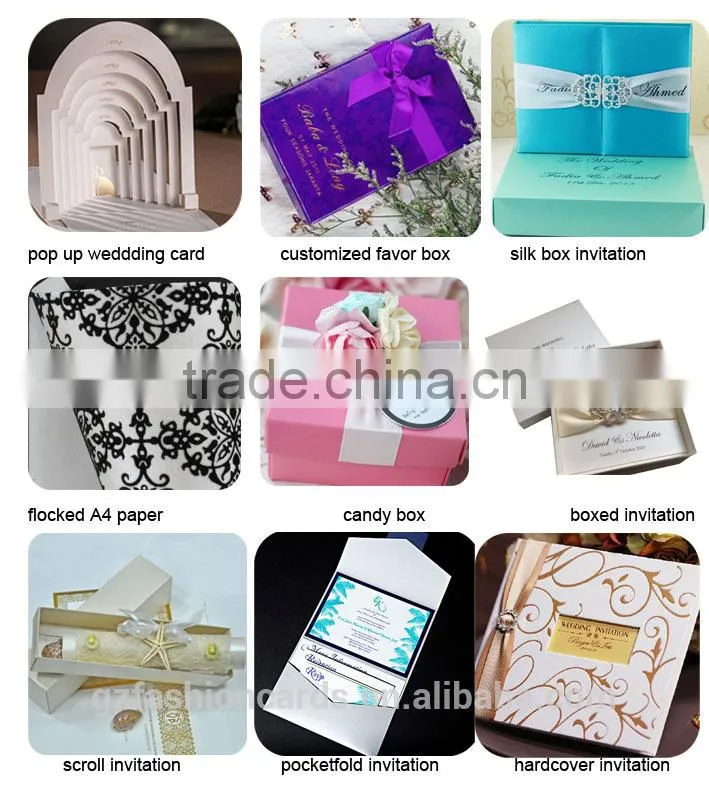 2016 Hot Sale White Lace Cut Pocket Classical European Style Wedding Invitations