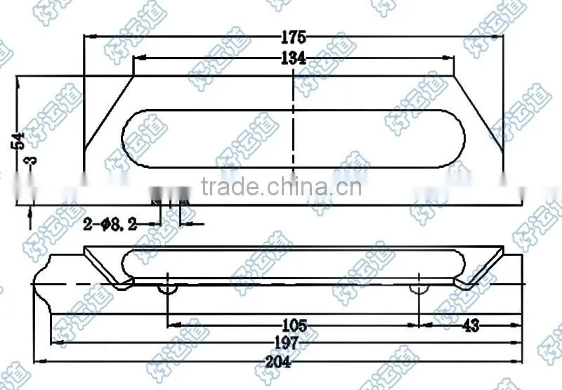 02501 Truck door retainer grab handles