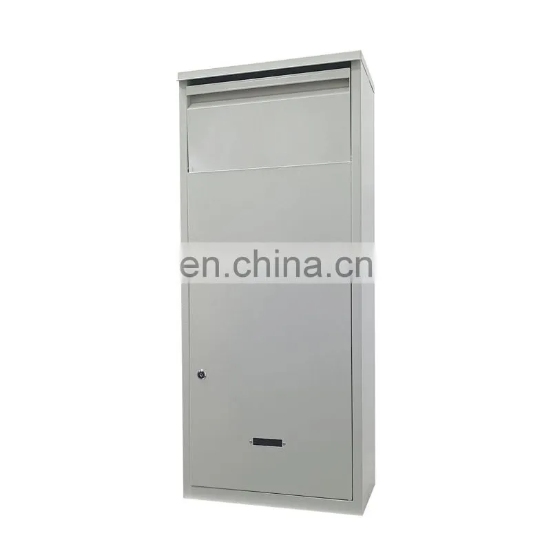 Product Factory Large Metal Apartment Waterproof Free Standing standing Box with security lock Door Drop Box