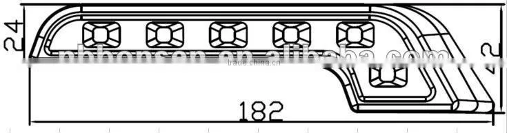 6w led daytime running light cruze drl