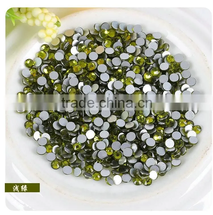 sew on rhinestone claw setting crystals, sew on flat back acrylic green rhinestones