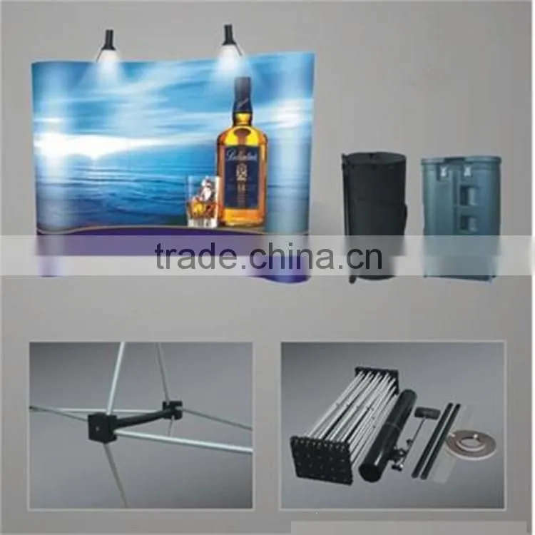 steel Promotion stand Pop up display, exhibition display pop up stand booth