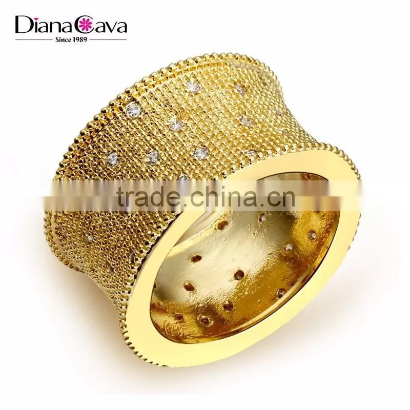 New Designer Ring Pave Setting Cubic Zirconia Statement Grand Party Best Ring