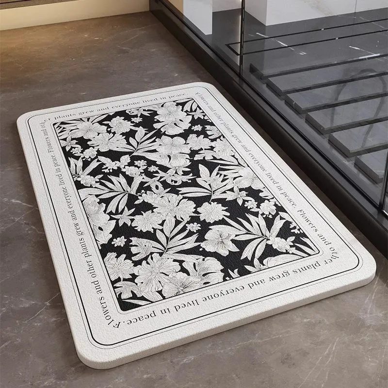 printed diatomite stone bath mat (4)