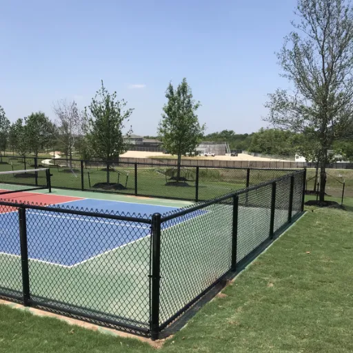 basketball court chain link fence (2)