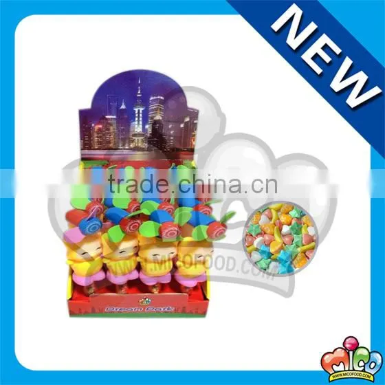 assorted plastic tube toy candy