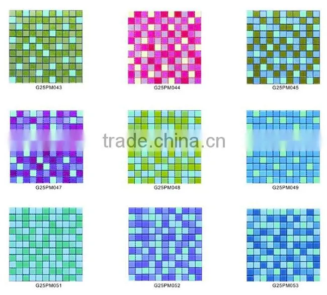 China glass marble mix mosaic