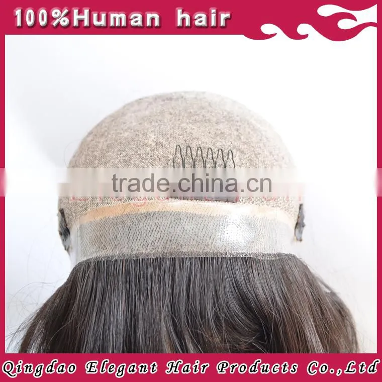 New arrival high quality silky straight human hair silk base malaysian hair full lace wig with bang