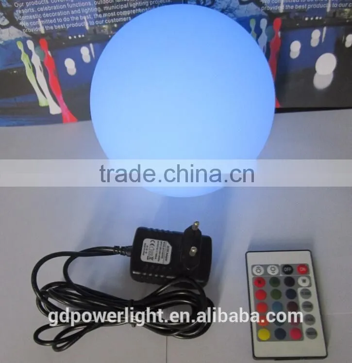 LED ball with remote control B004E